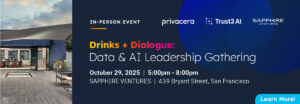 Drinks and Dialogue Data and AI Leadership Gathering