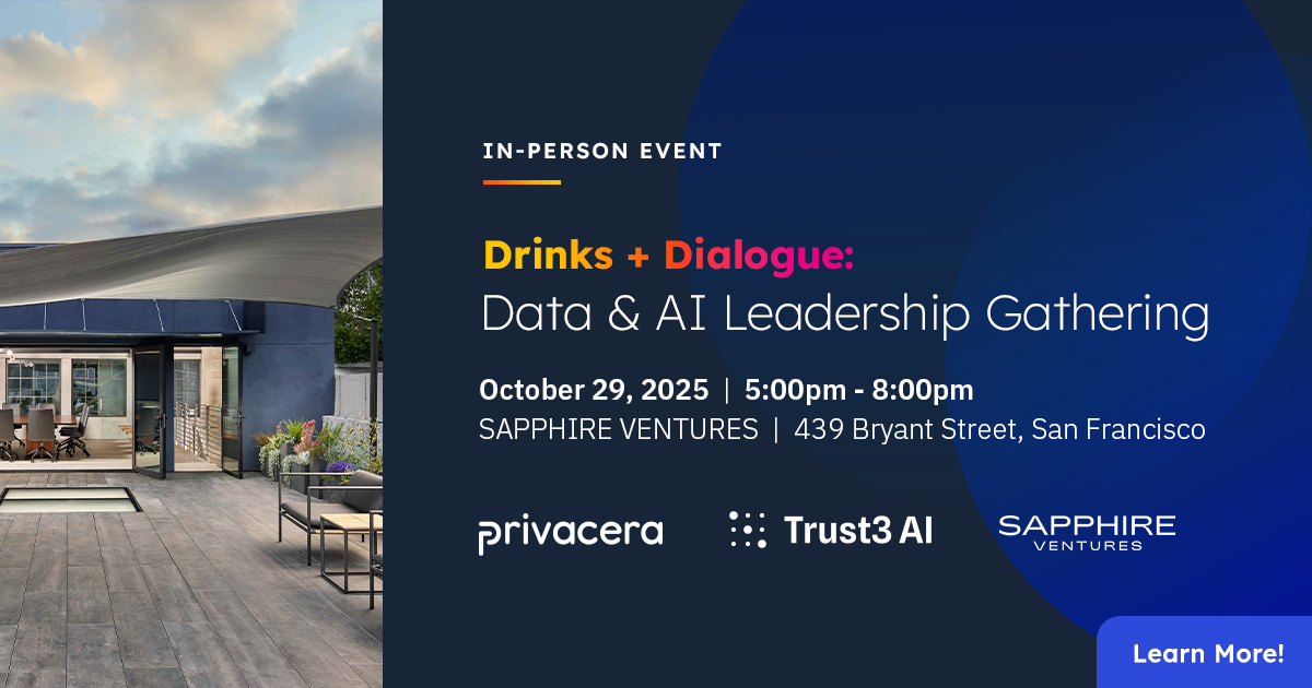 Drinks and Dialogue Data and AI Leadership Gathering