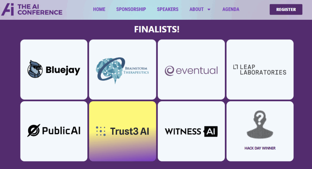 The AI conference Finalists